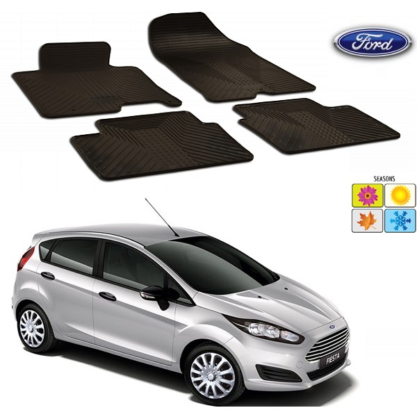 Set covorase auto Hitech din cauciuc Ford Fiesta 2008-2016