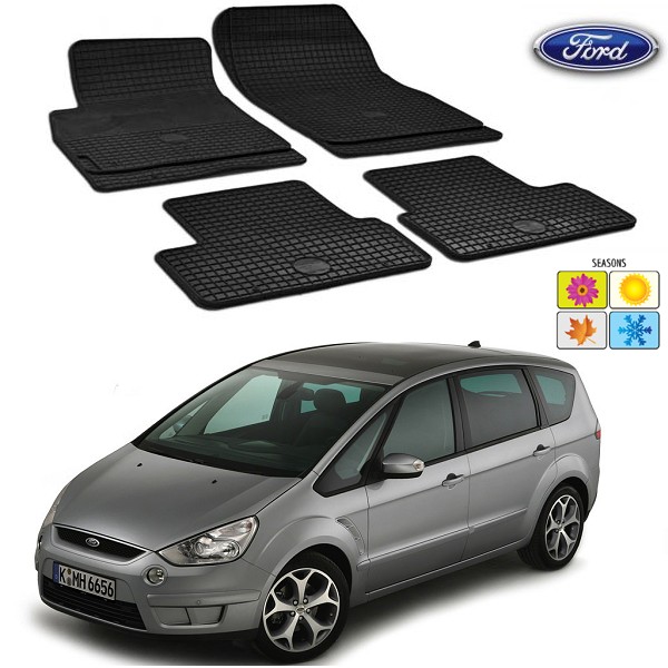 Set covorase auto Hitech din cauciuc Ford S-max 2006-2015