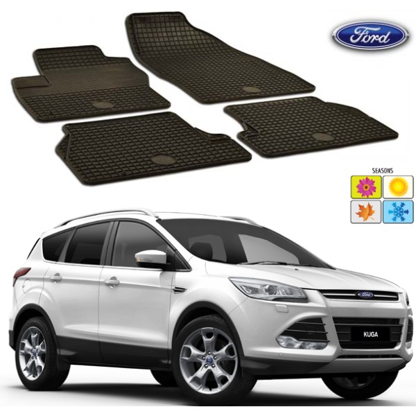 Set covorase auto Hitech din cauciuc Ford Kuga 2009-2016