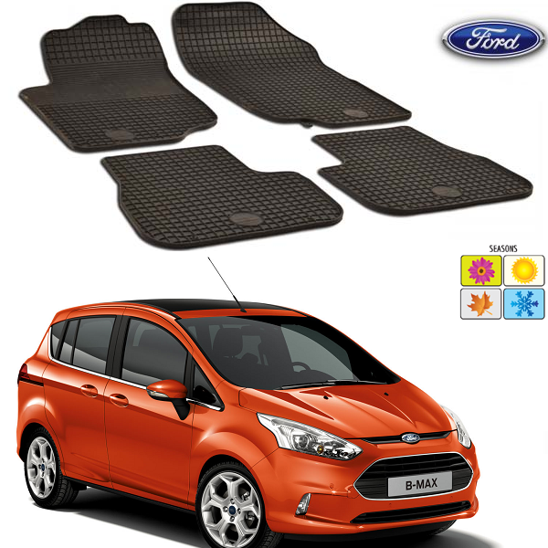 Set covorase auto Hitech din cauciuc Ford B-MAX 2012-2016
