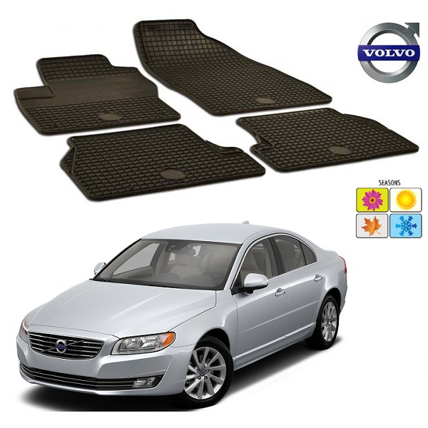 Set covorase auto Hitech din cauciuc Volvo S80 2007-2015