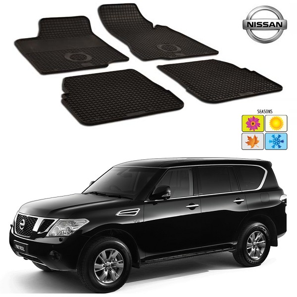 Set covorase auto Hitech din cauciuc Nissan Patrol 2010-2016