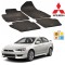 Set covorase auto Hitech din cauciuc  Mitsubishi Lancer 2007-2015