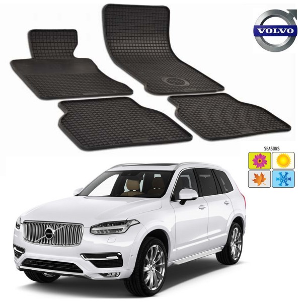 Set covorase auto Hitech din cauciuc Volvo XC90 2015-2016