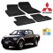 Set covorase auto Hitech din cauciuc  Mitsubishi L200 2007-2014