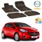 Set covorase auto Hitech din cauciuc Opel Corsa E 2014-2016