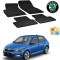 Set covorase auto Hitech din cauciuc Skoda Fabia 2014-2016