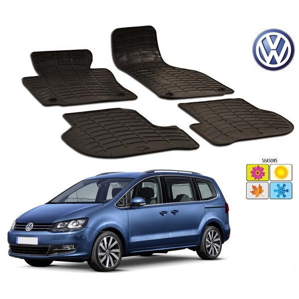 Set covorase auto Hitech din cauciuc  Vw Sharan 2015