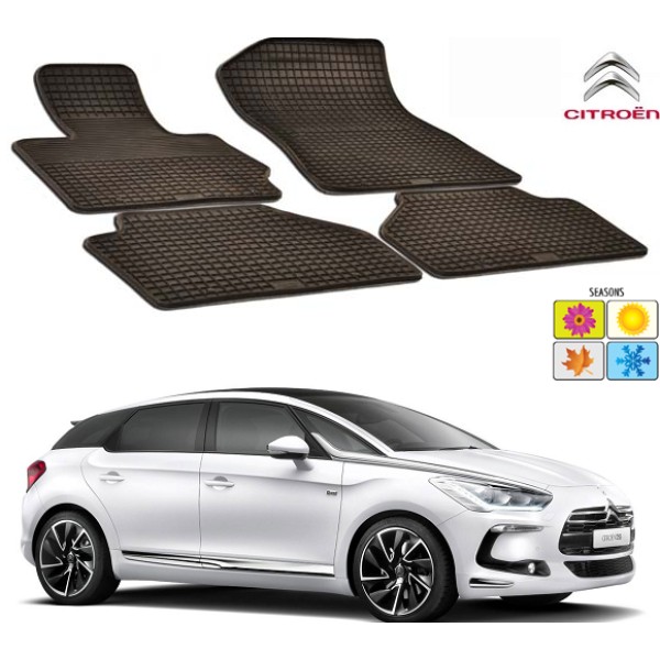 Set covorase auto Hitech din cauciuc Citroen DS5 2010-2016