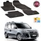 Set covorase auto Hitech din cauciuc Fiat Doblo 2009-2016 5 Locuri