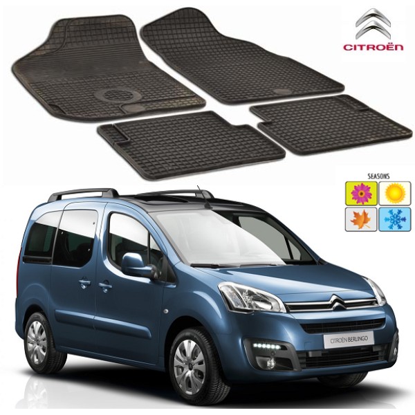 Set covorase auto Hitech din cauciuc Citroen Berlingo 2009-2016
