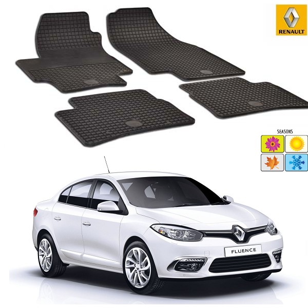 Set covorase auto Hitech din cauciuc Renault Fluence 2009-2016