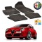 Set covorase auto Hitech din cauciuc Alfa Romeo Mito 2008-2016