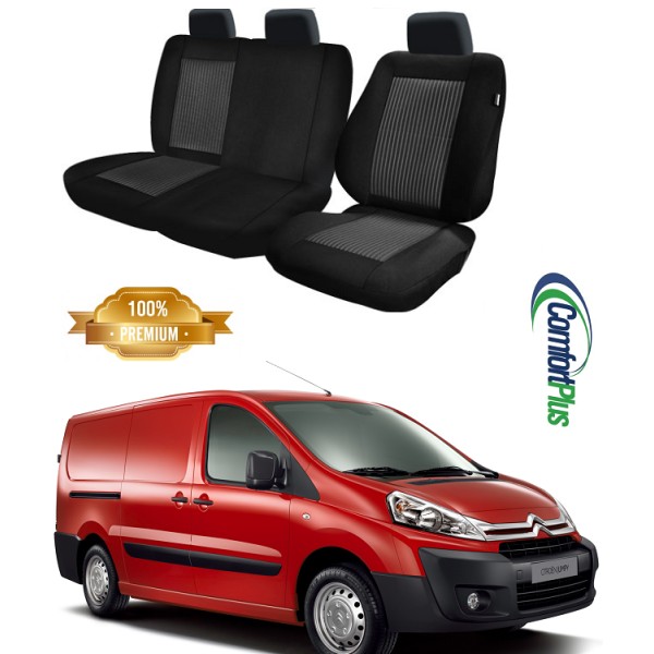 Huse Scaun Citroen Jumpy 2007-2016 3 locuri  Confort Line