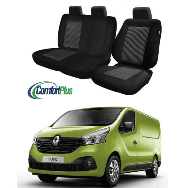 Huse Scaun Renault Trafic 2014-2016 3 locuri  Confort Line