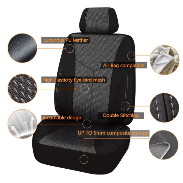 Huse Scaun Vw Transporter  T6 2015-2016 2 locuri Confort Line
