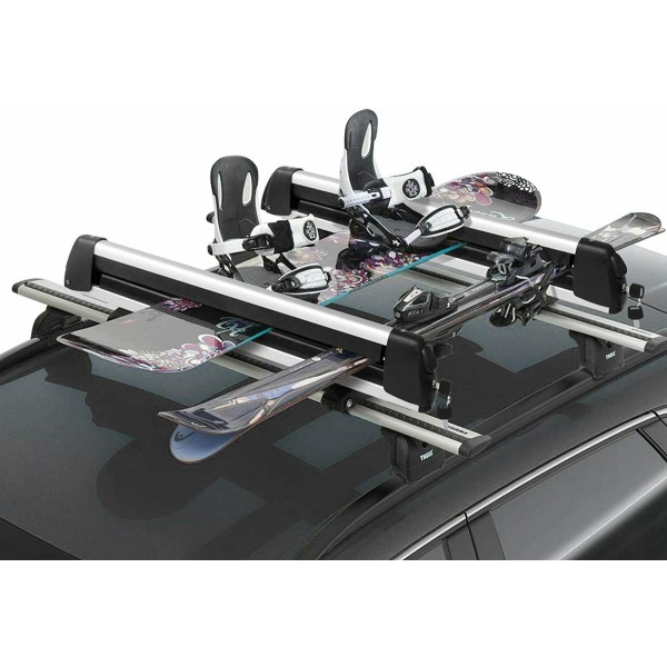 Suport Ski 5 perechi Schiuri si Snowboard din aluminiu cu sistem antifurt Suport Ski 5 perechi Schiuri si Snowboard din aluminiu cu sistem antifurt