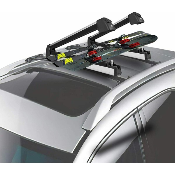 Suport Ski 5 perechi Schiuri si Snowboard din aluminiu cu sistem antifurt Suport Ski 5 perechi Schiuri si Snowboard din aluminiu cu sistem antifurt