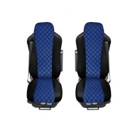 Huse Scaune piele MERCEDES ATEGO 2001 piele romb culoare Albastru, Editie Speciala