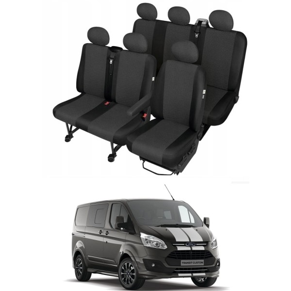 Huse Scaune 6 locuri Ford Transit Custom 2012-2020 cabina dubla
