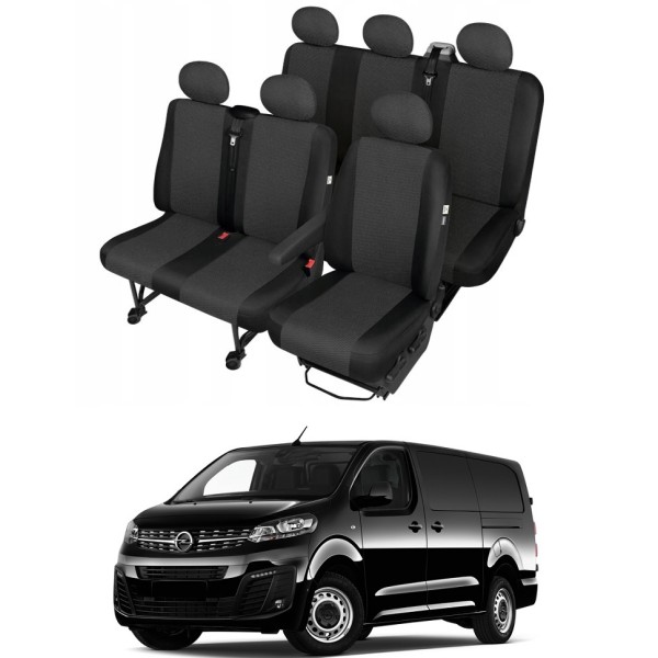 Huse Scaune 5+1 locuri (6 locuri) Opel Vivaro 2019-2020 (modelul nou)