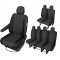 Huse Scaune Ford Transit 7 locuri cabina dubla doka 2006-2014, dedicate din bumbac premium