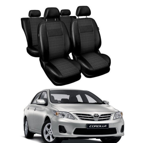 Huse Scaune Toyota Corolla 2006-2012 piele si textil