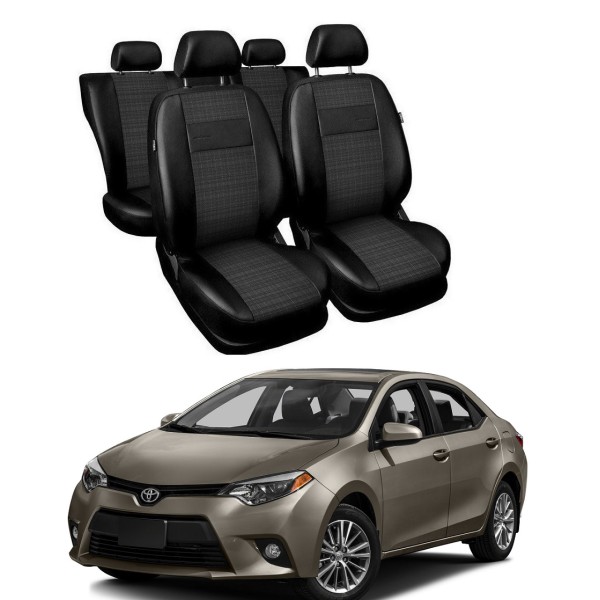 Huse Scaune Toyota Corolla 2013-2017 piele si textil