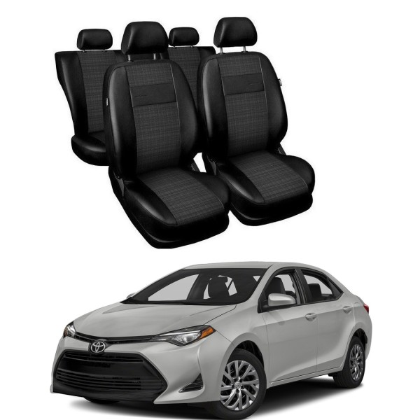 Huse Scaune Toyota Corolla 2018-2020 piele si textil