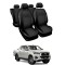Huse Scaune Toyota Hilux 2018-2020 piele si textil  cabina dubla