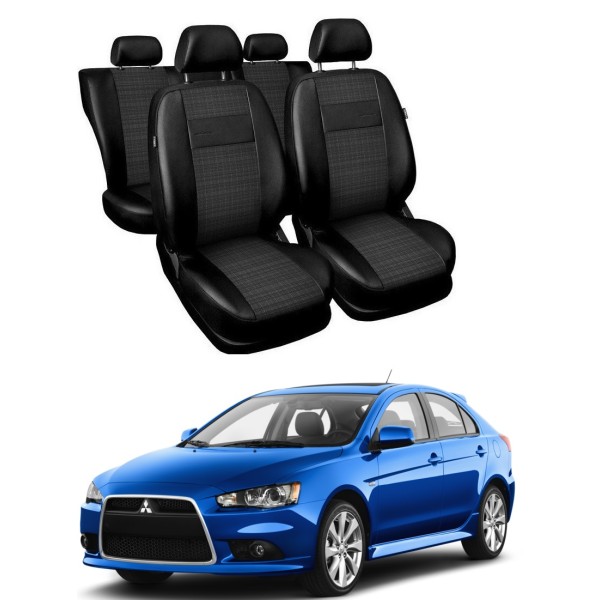 Huse Scaune piele si textil Mitsubishi Lancer 2011-2016