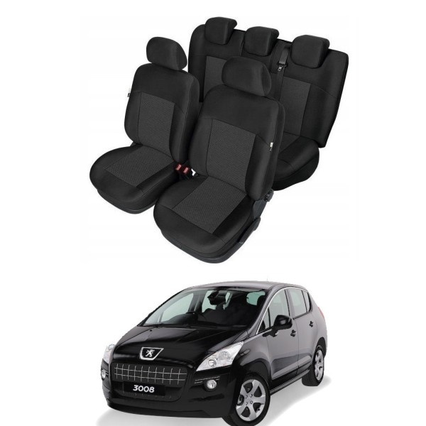 Huse Scaune Peugeot 3008 2008-2016 Premium Bancheta Fractionata