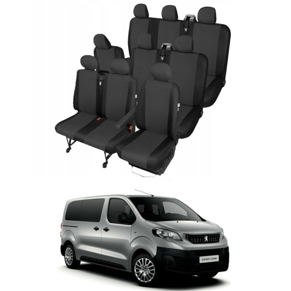 Huse Scaune 9 Locuri Peugeot Expert Kombi 2018-2020
