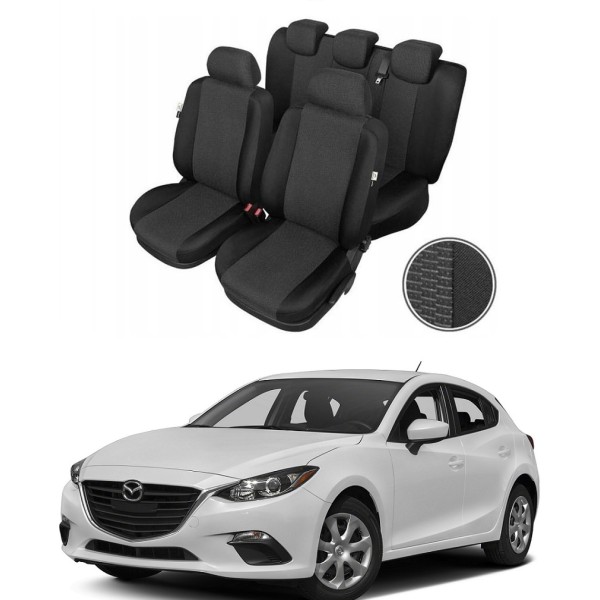 Huse Scaune Mazda 3 Sedan/Hatchback 2013-2018 Premium Bancheta Fractionata