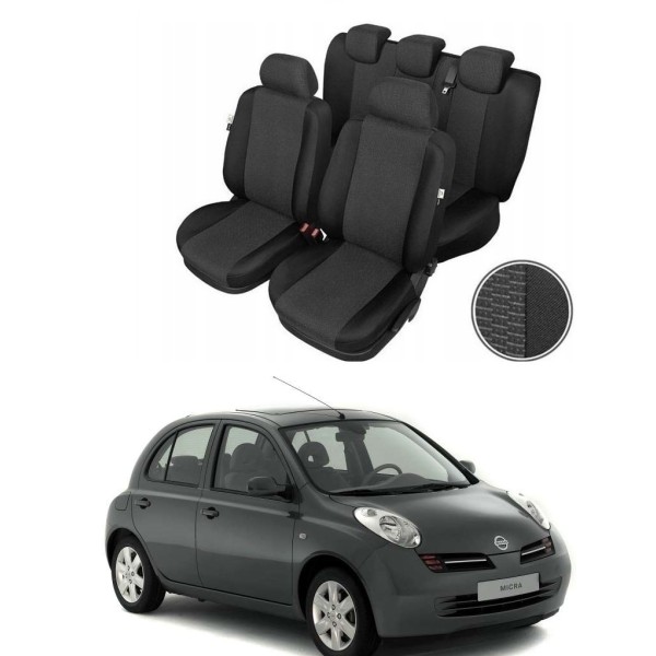 Huse Scaune Nissan Micra 2002-2010 Premium Bancheta Fractionata
