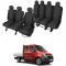 Huse Scaune Opel Movano 7 locuri cabina dubla doka 2011-2020, dedicate din bumbac premium