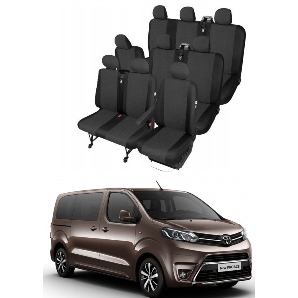 Huse Scaune Toyota Proace 8+1 locuri (9 locuri) 2018-2020