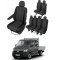 Huse Scaune Vw Crafter 7 locuri cabina dubla doka 2018-2020, dedicate din bumbac premium