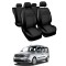 Huse Scaune Mercedes Citan Tourer din piele si material textil  5 locuri
