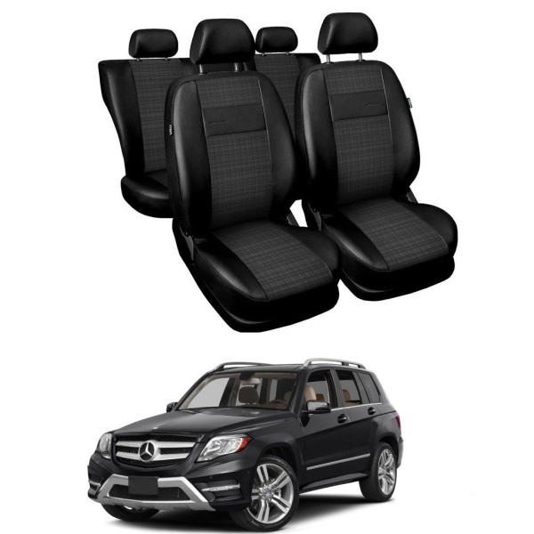Huse Scaune  Mercedes GLK 2011 din piele si material textil