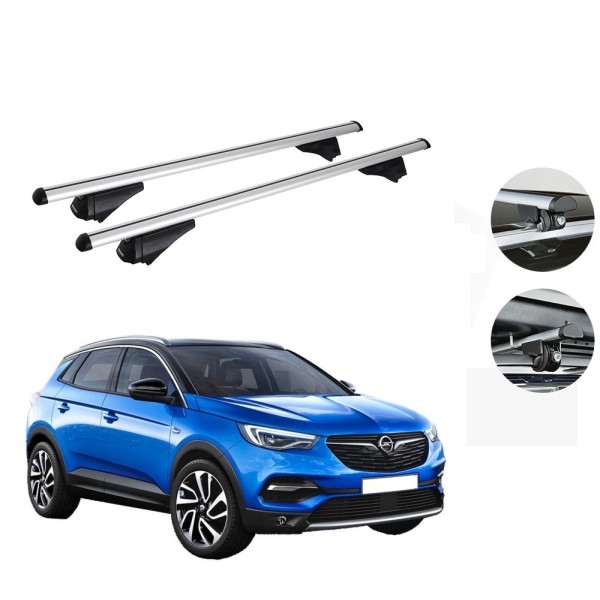 Bare Portbagaj Opel Crossland X 2017-2020 cu bare intergrate