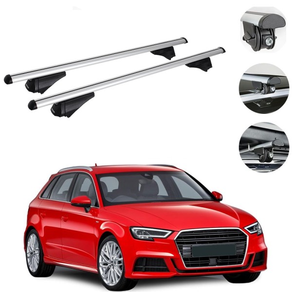 Bare Portbagaj pentru Audi A3 2014-2020 cu bare pe plafon