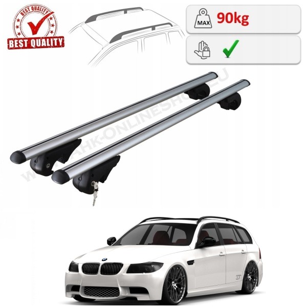 Bare Portbagaj Bmw e91 touring seria 3 2005-2010 cu bare despartite pe plafon