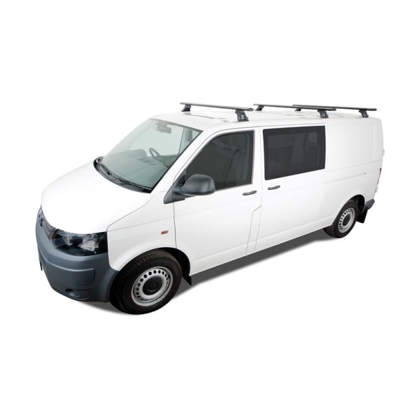 Set 3 bare plafon portbagaj Vw Transporter T7 Caravelle 2021 din otel Tuningro