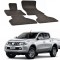 Set covorase auto Hitech din cauciuc Mitsubishi L200  2015-2016