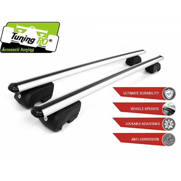 Bare Portbagaj Aero Hyundai i30 CW Kombi 2012-2021 cu bare longitudinale integrate din fabrica