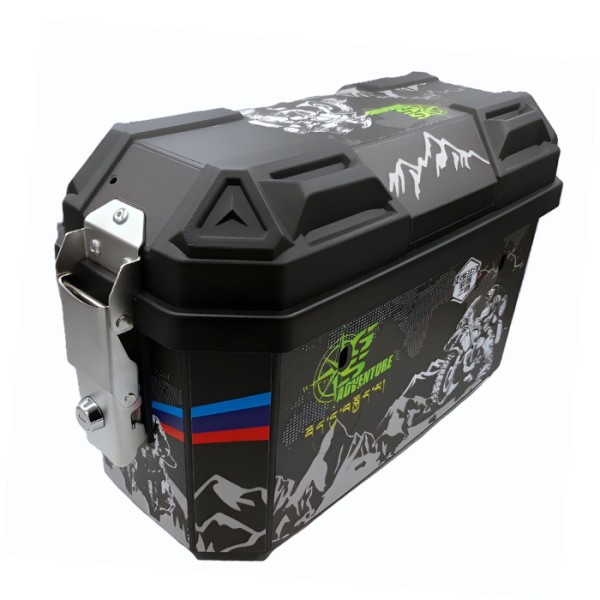 Set Cutii Laterale BMW G310GS Moto 45L cu Suport Metalic 49x21x30 cm – Side Case Motocicletă, Cutii Bagaj Waterproof, PP Rezistent