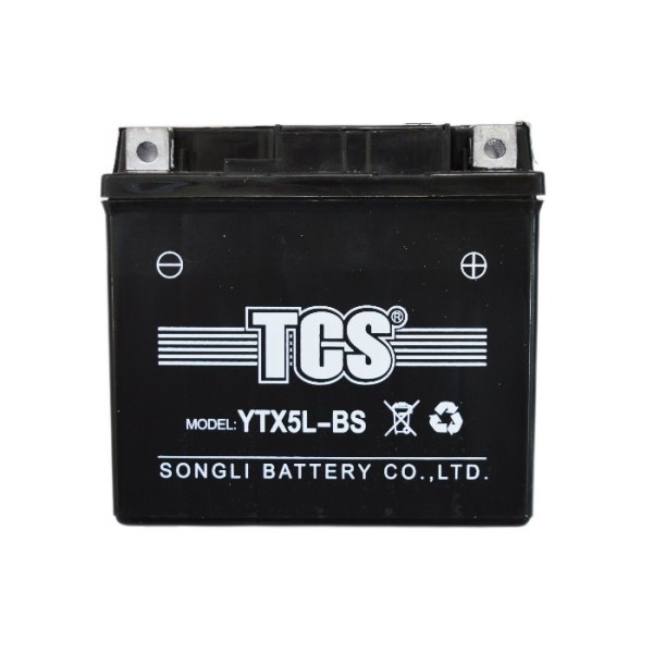 Acumulator Moto YTX5L-BS 12V 70A 4Ah AGM 113x70x105 mm Baterie Motocicleta, Scuter, ATV Fara Întreținere
