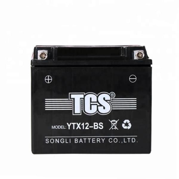 Baterie Moto Acumulator Moto YTX12-BS 12V 8Ah 125 A AGM Baterie Motocicletă ATV Scuter  Fără Întreținere
