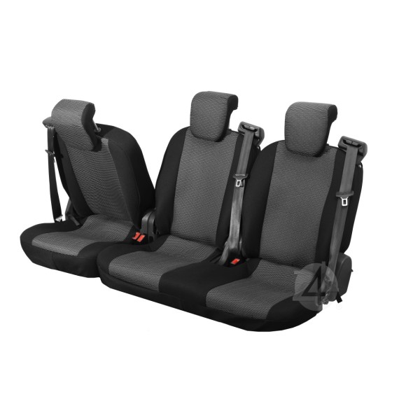 Huse Scaune 8 Locuri VW TRANSPORTER T4 1993-2002 din material gros textil Huse Scaune 8 Locuri VW TRANSPORTER T4 1993-2002 din material gros textil